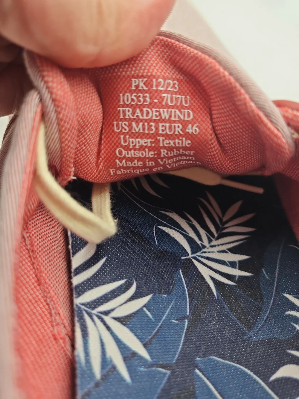 OluKai Red Low-Top Canvas Sneakers